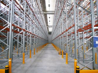 Barriera scaffalatura antiurto