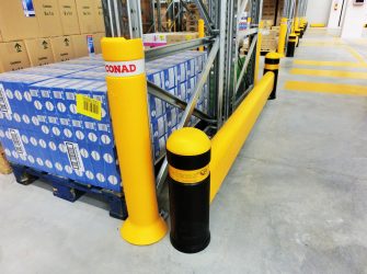 Barriera scaffalatura antiurto