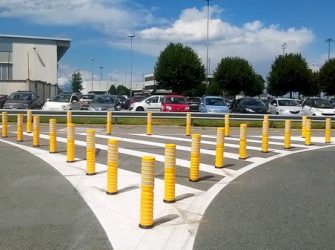Palo elastico per il settore stradale