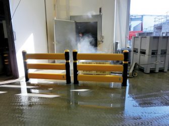 Barriera antiurto sfilabile